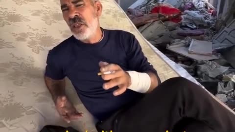 Palestinian man REFUSES to leave Gaza