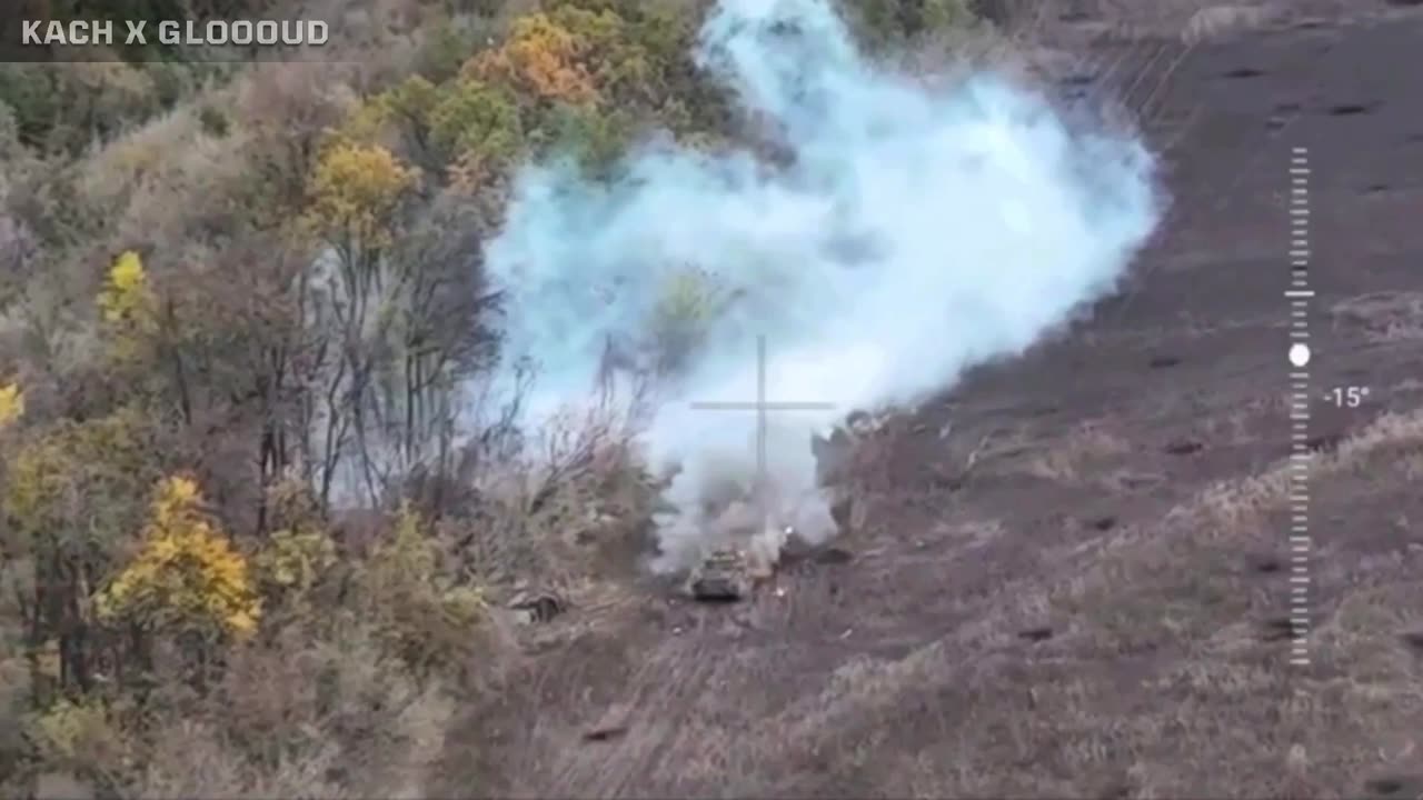 Ukrainian Bradley Absorbs Multiple RPGs During Evacuation