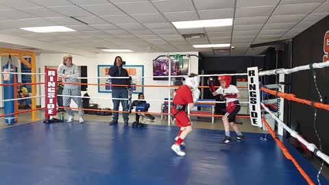 Joey boxing Alex 2. 3/5/22