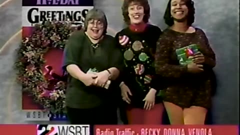 December 24, 1994 - Becky Donna Venola WSBT Bumper