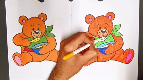 My first coloring Book: Teddy Bear coloring