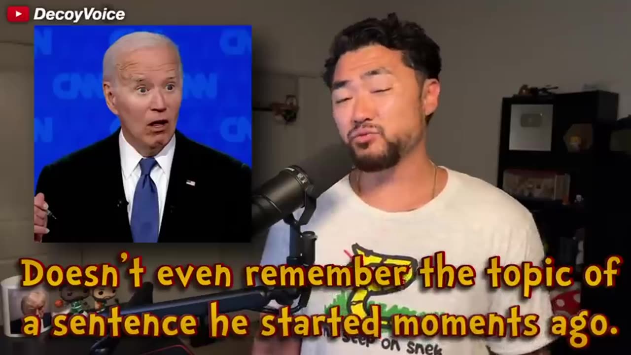 Decoy Voice - Biden sleeptalks on live TV 😳😴