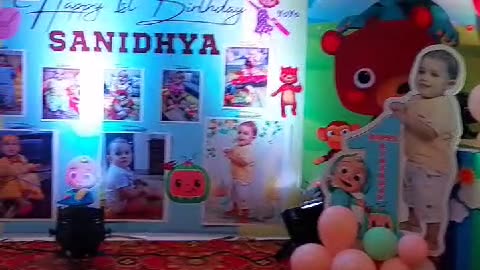 How to Decorate For Cocomelon Theme Balloon Decoration For 1st Birthday Party by #birthdaywala