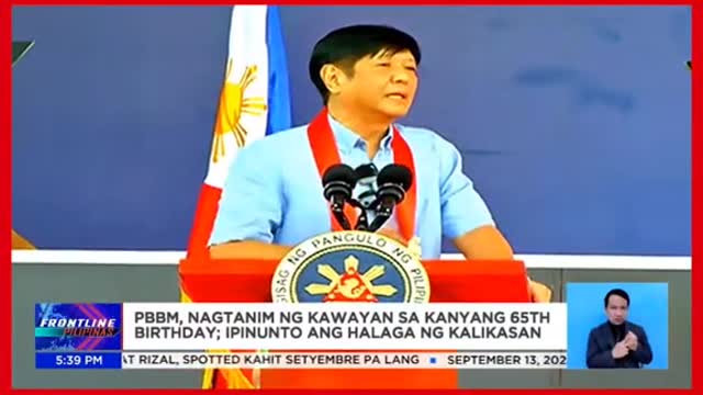 PBBM, nagtanim ng kawayan sa kanyang65th birthday