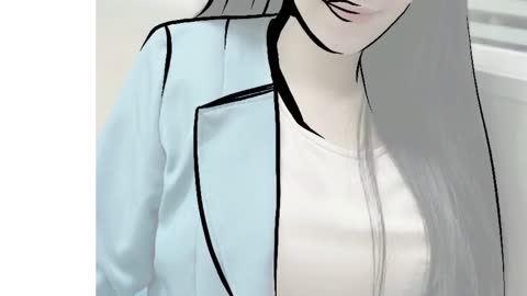 Yui Hatano jav HD line art