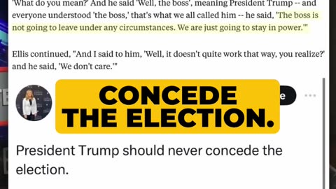 Jenna Ellis turns on Trump #Election2020 #TrumpCase #Georgia