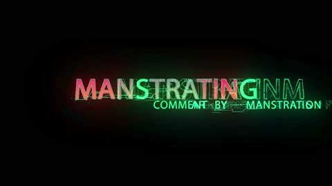 NEW Manstrating Intro: Adobe After Effect and Premiere