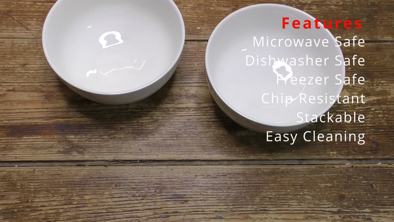 MALACASA 4 Piece Porcelain Cereal Bowl Set Review