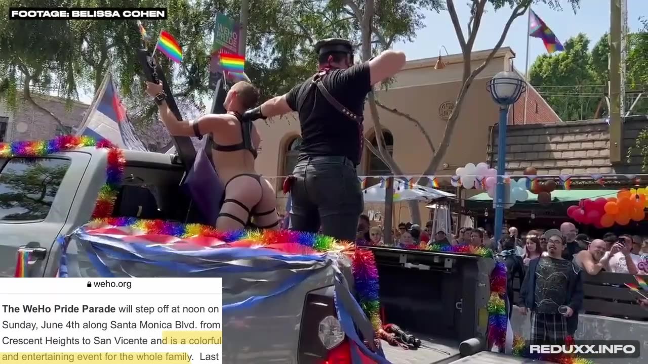 Gay BDSM & Pup Play Glorified & Celebrated In Front Of Children In West Hollywood