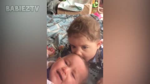 Cute Puppies and Babies Playing Together Compilation