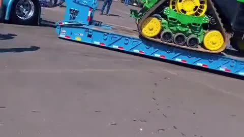Modern agricultural machinery