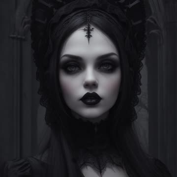 Gothic Women | Gothic Girls | Victorian Gothic | Gothic Art | Dark Art | Digital Art | AI Art