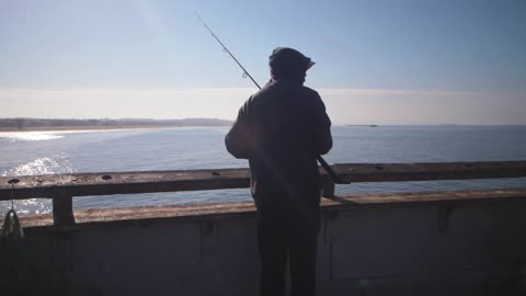 Panning Around Fisherman