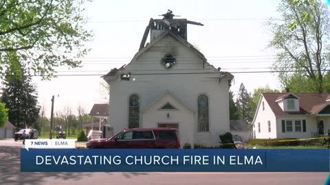 'We're going to rise from the ashes from this': Elma congregation vowing to rebuild following fire