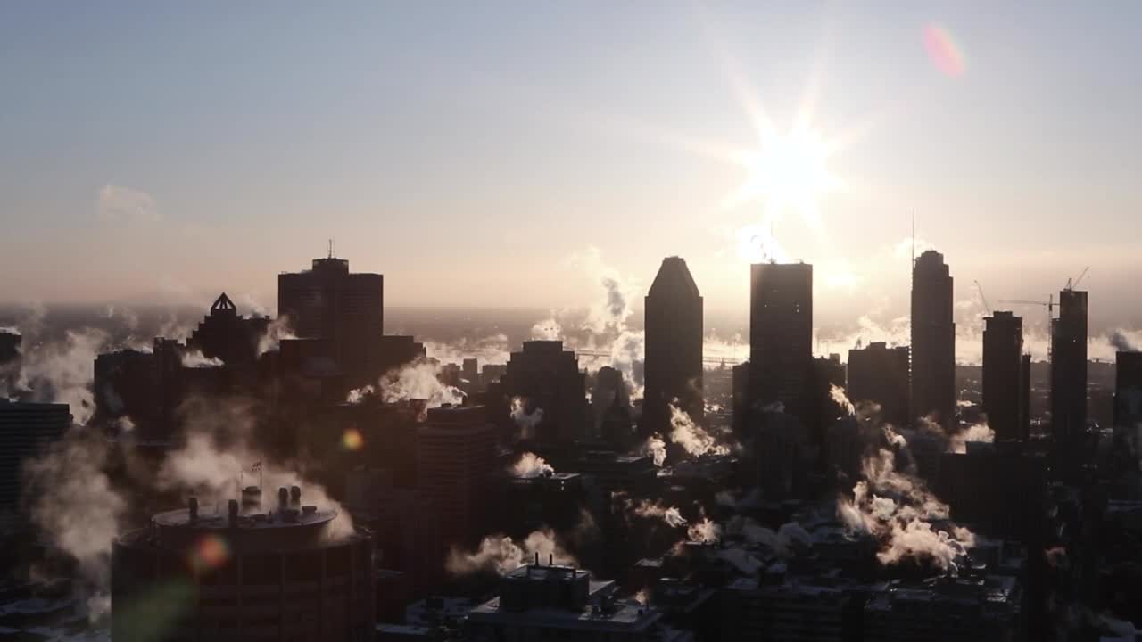 The City in the morning _ Sunrise _ Free stock footage _ Free HD Videos