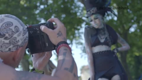 Fun and creative nude body paint creations 