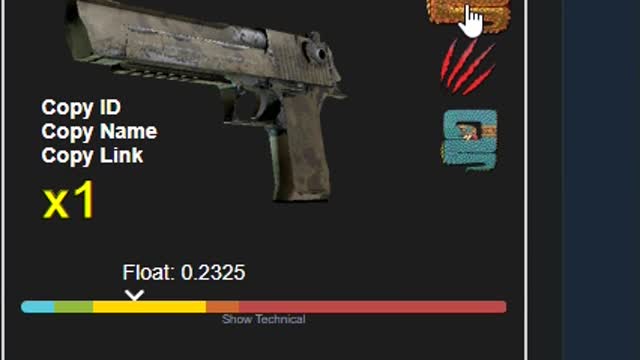 Desert Eagle - Bought for 0.10$ .