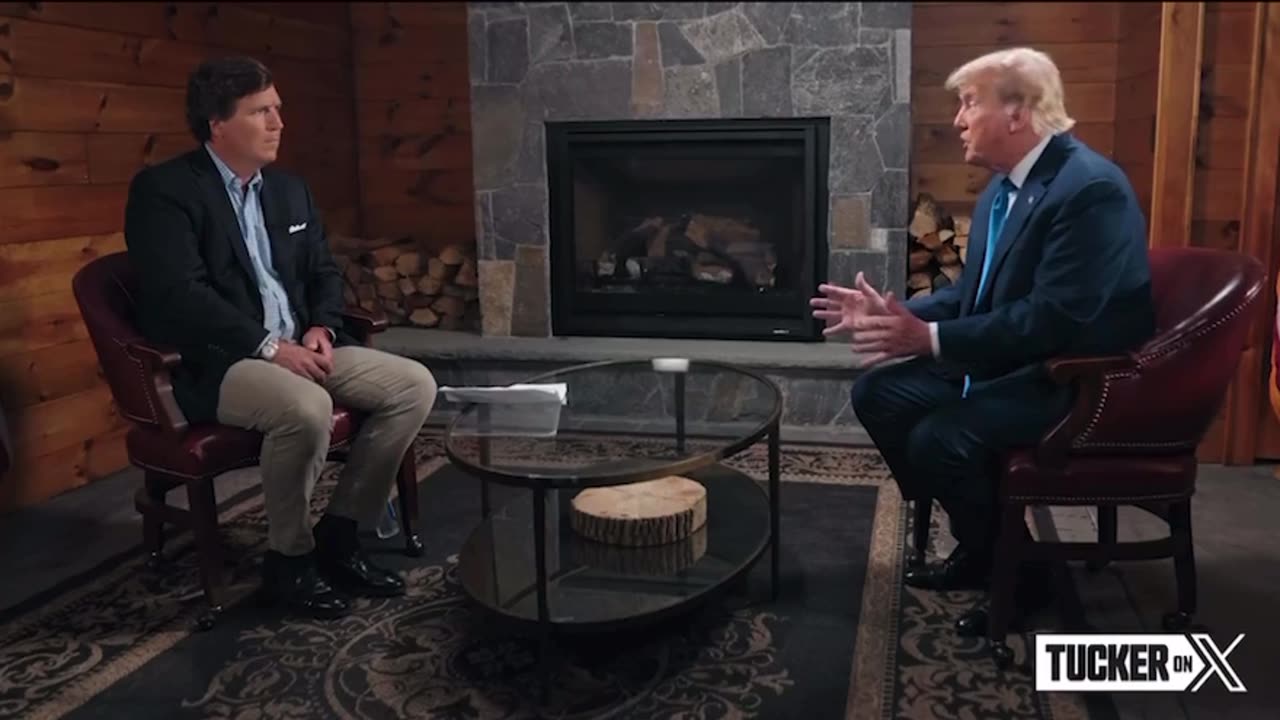 CIC Donald Trump’s interview w/ Tucker - Part 1 🇺🇲 8/23/23
