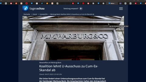 🎥 Cum Ex-Verbrechen: Lässt Scholz die Beweise löschen