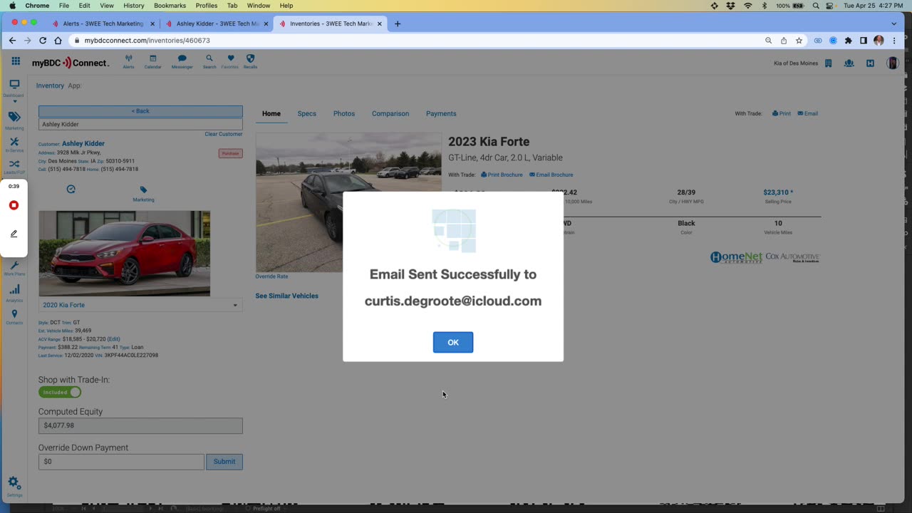 How to Send an Upgrade to a Purchase / Lease Renewal Customer in myBDCConnect