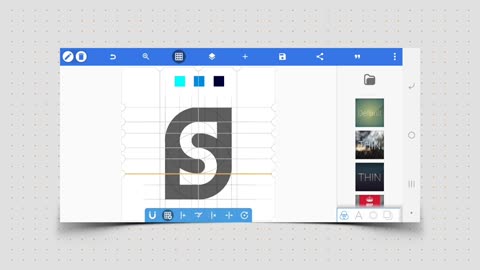 Letter S Modern Logo Design in Pixellab I Pixellab Tutorial