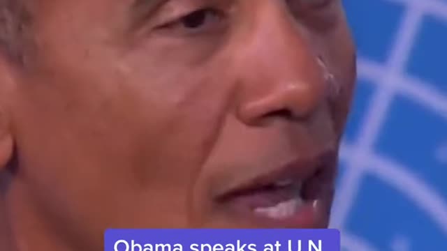 Obama speaks at U.N.climate conference