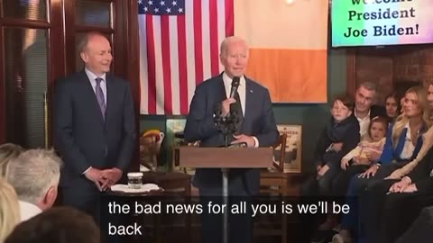 Joe Biden confuses the Black and Tans with the All Blacks rugby team during Ireland trip