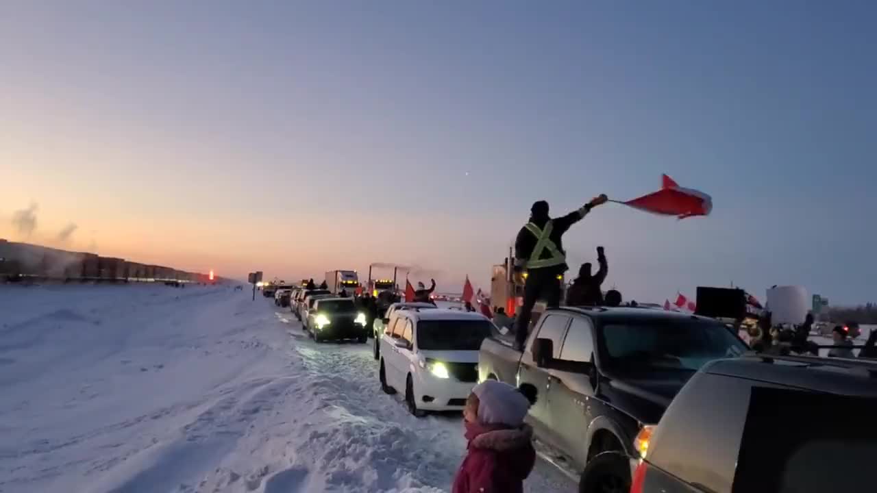 Choo Choo Train joins the Freedom Convoy