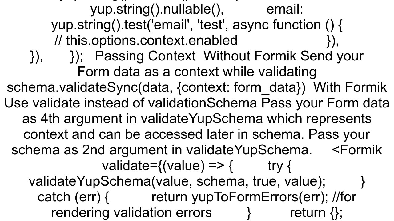 Yup validation access parentparent