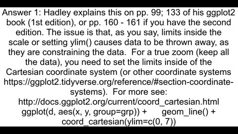 Limit ggplot2 axes without removing data outside limits zoom