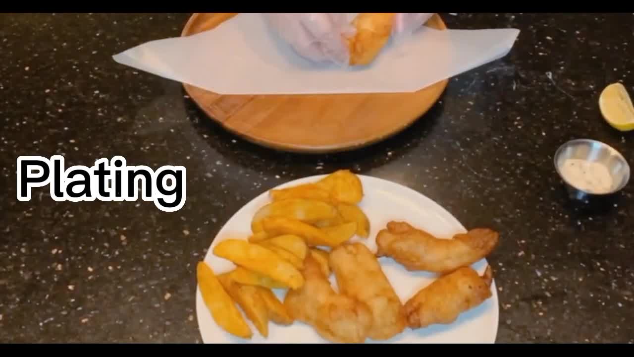 FISH AND CHIPS (BEER BATTERED FILLET) CANADIAN CUISINE