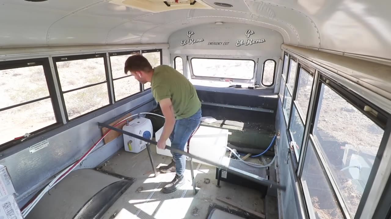 DIY SCHOOL BUS TINY HOUSE CONVERSION EP. 1 | MODERN BUILDS