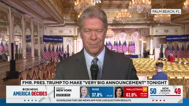 Major Garrett on Trump's plans for a "very big announcement"