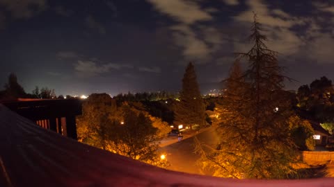 night sky time laps