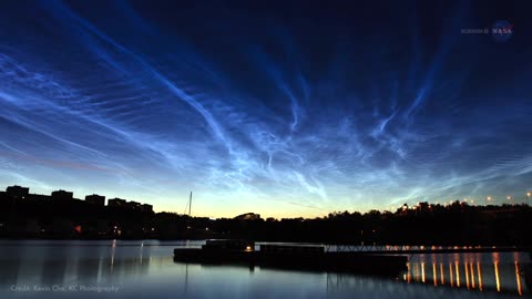 Science Casts Electric Blue Sunsets