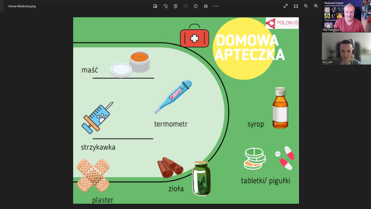 Learn Polish #393 Domowa apteczka - Home first aid kit