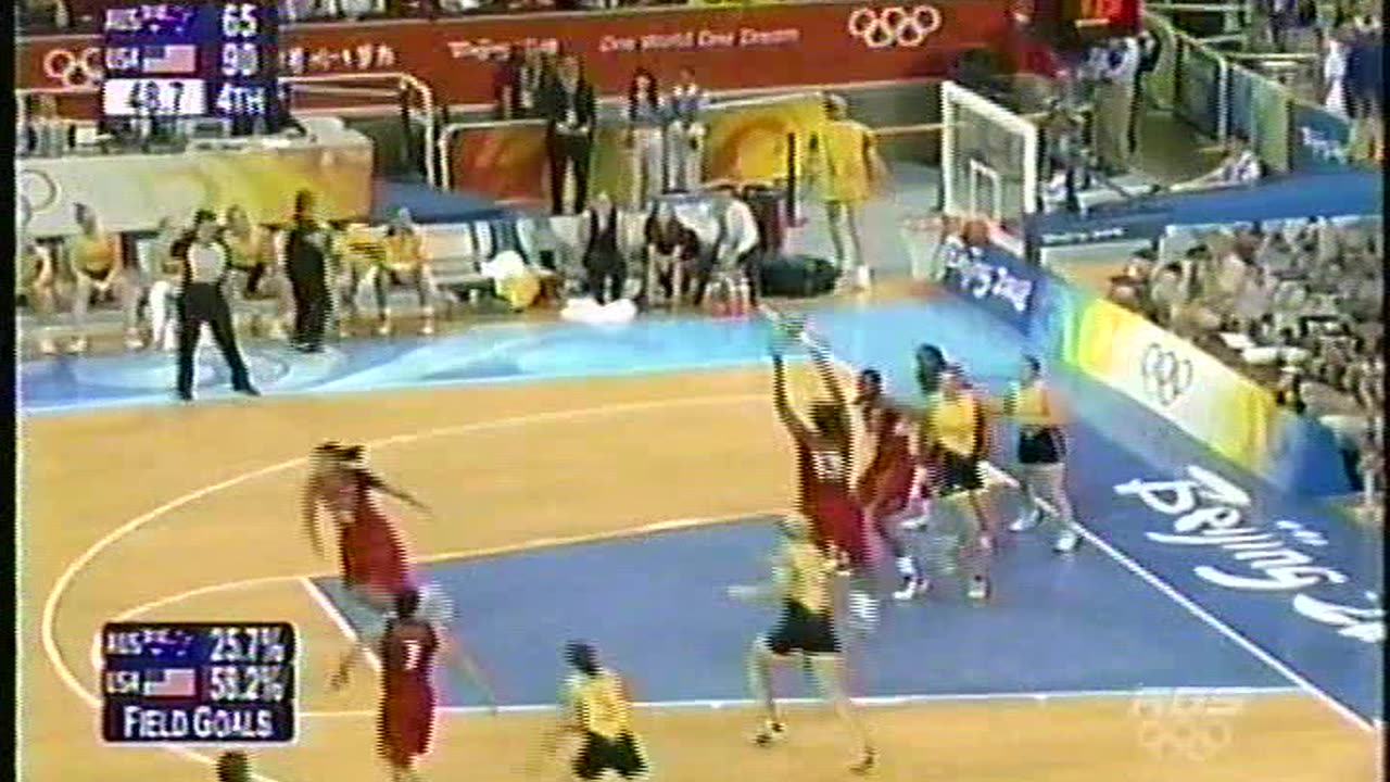 Le match pour la médaille D'or de Basketball chez les femmes des jeux olympiques de Pékin 2008