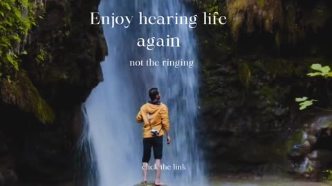 "Tinnitus relief: a reality now."