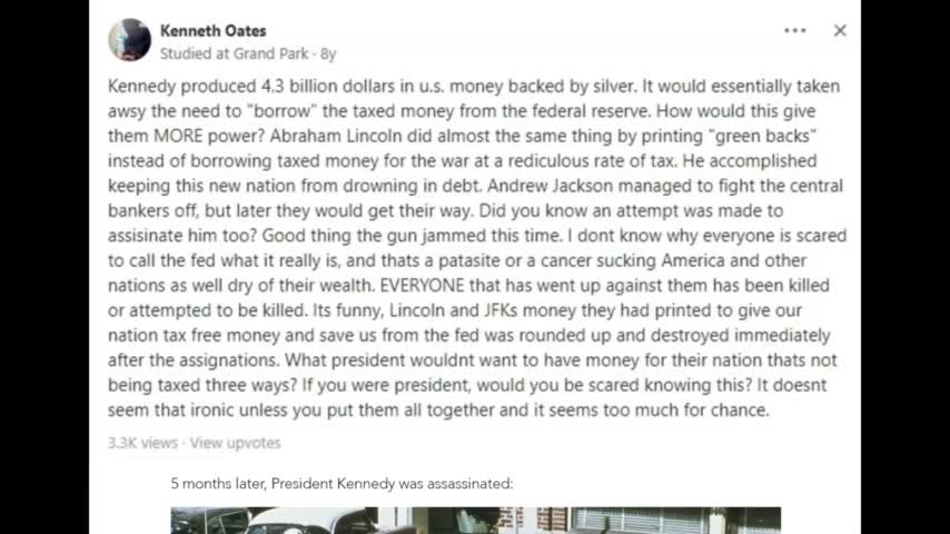 JFK Jr Nov 23, 2022 - Federal Reserve is Unconstitutional & Crumbling