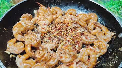 BUTTER GARLIC PRAWNS _ CREAMY AND EASY PRAWNS RECIPE _ SHRIMP RECIPE _ SIMPLE JAS FOOD