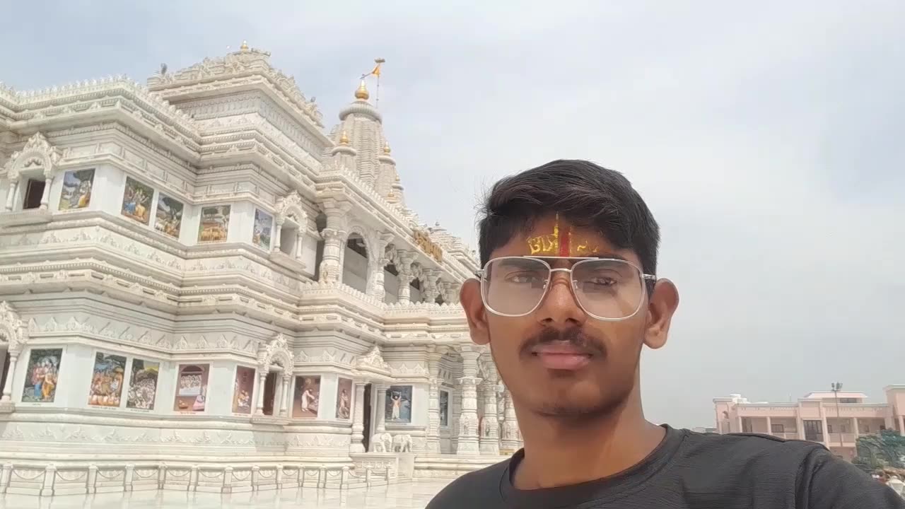 Prem temple vrindavan mathura in India