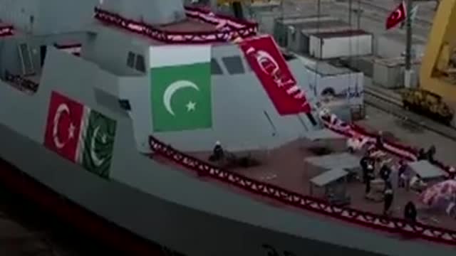 The third ship of PM MILGEM Project is launched in Istanbul