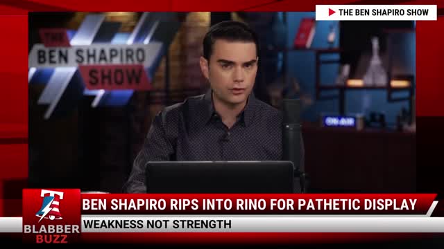 Ben Shapiro RIPS Into RINO For Pathetic Display