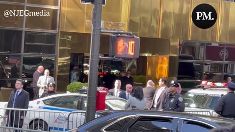 Trump is in the building.