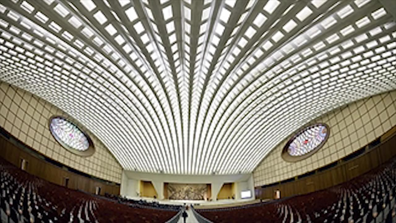 THE VATICAN'S REPTILIAN HALL: POPE'S AUDIENCE HALL