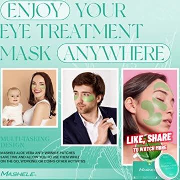 MASHELE Aloe Vera Gel Eye Mask