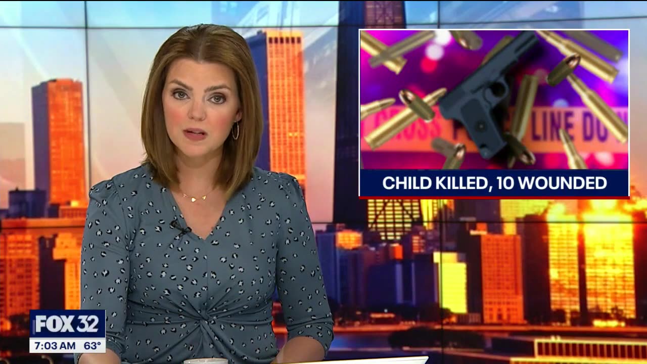 FOX 32. Chicago mass shooting leaves child dead, 10 others wounded on South Side