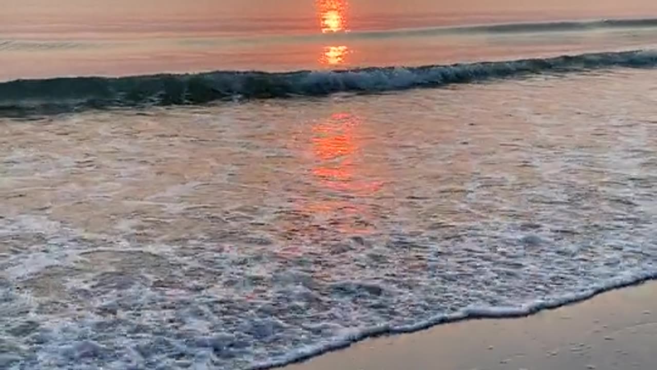 Nature's Masterpiece: Sunset on the Beach