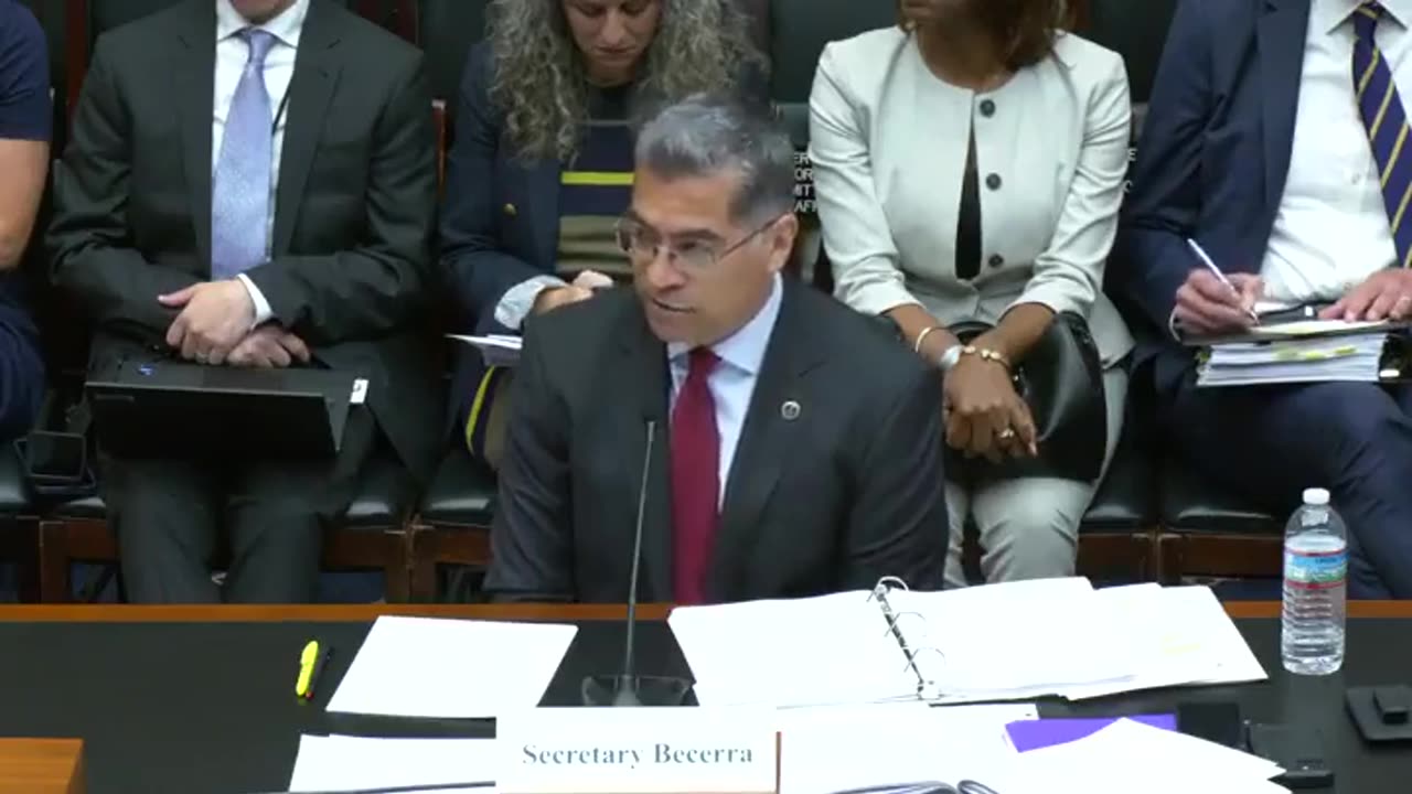 Watch unelected bureaucrat Becerra use weaselly language about 2-year olds wearing masks