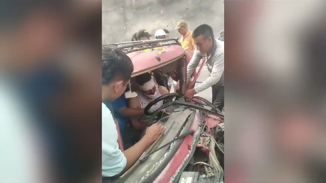 Accidente vía Lebrija a Barrancabermeja